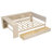 Wood Platform Bed With Storage Shelves,Drawers,Charging Station And Upholstered Headboard-336453978-336453979