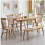 Natural Oak Wood for Dining Bench Table Bench for Living Room