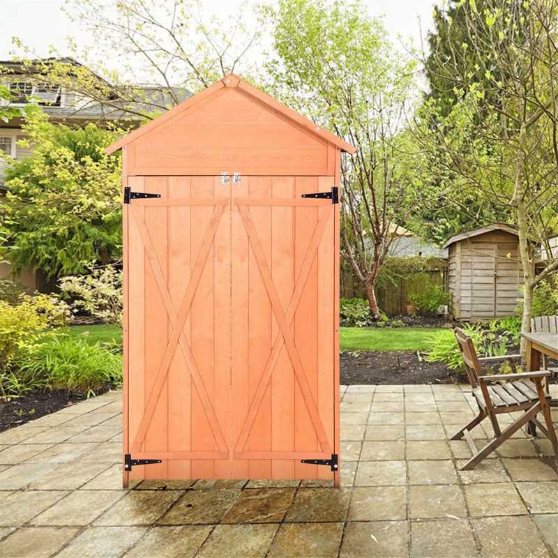 Armoire de rangement extérieure imperméable avec portes verrouillables