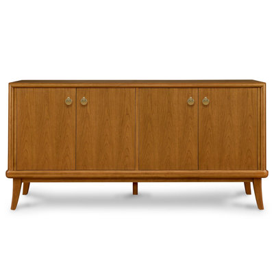Martine 79.5'' W Solid Wood Sideboard