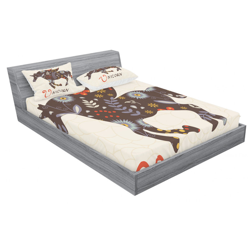 Microfiber Sheet Set, Queen Sheet Set + Fitted Sheet + 2 Pillowcases