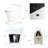Compact Dual Flush Toilet With Self-Cleaning Wand, Foot Sensor Flush, White Night , Knob Control, Cold Water Wash, Strong Soft Close, , Immaculate Smart 1/1.28 ,