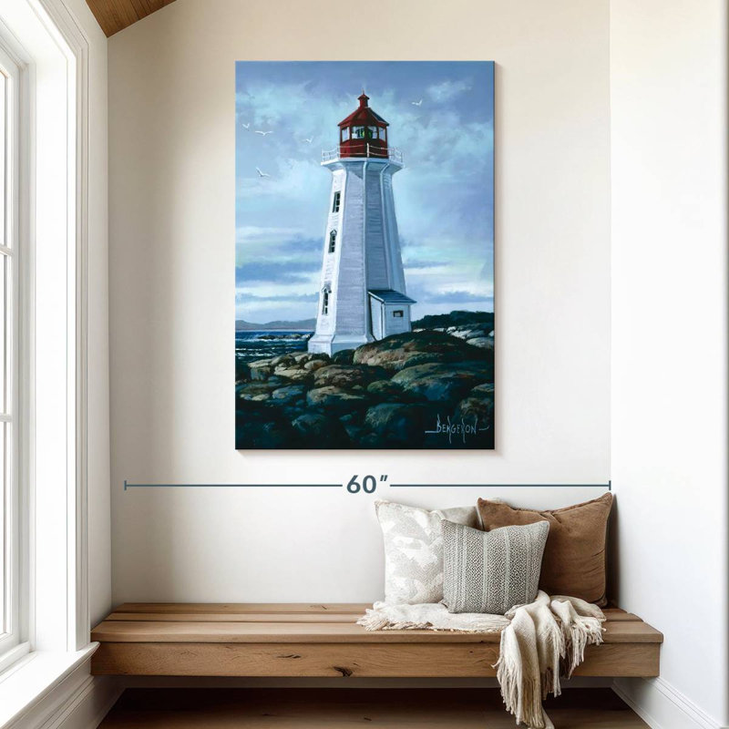 Phare de Lilie Peggy's Cove, H 48 po x l 32 po
