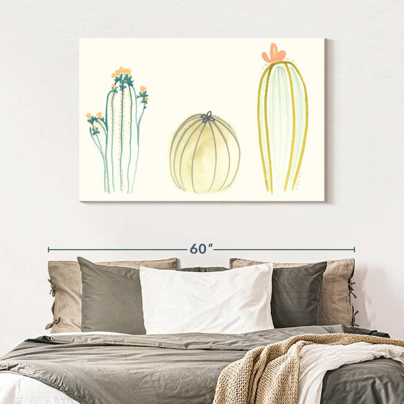 Harnek Funky Succulents IV, H 32 po x l 48 po