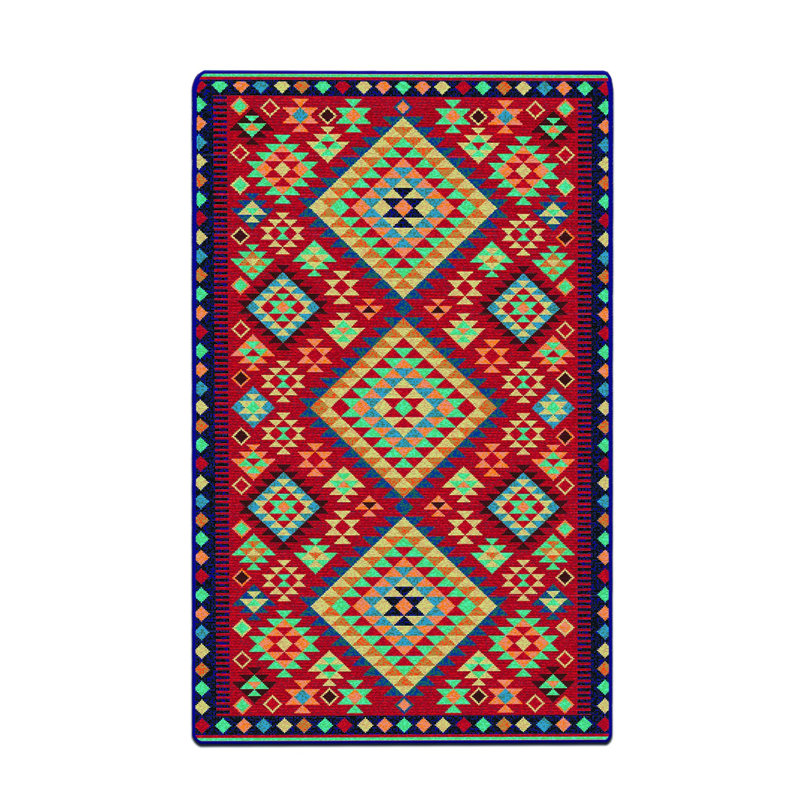 Premium 100% Polyester Area Rug, 39.4 x 62.9 Inches | Antibacterial & Non-Slip Underside, 0.4 in Pile Height | Machine Washable, Perfect for Living Room or Bedroom | Soft, Durable, Easy Care Design