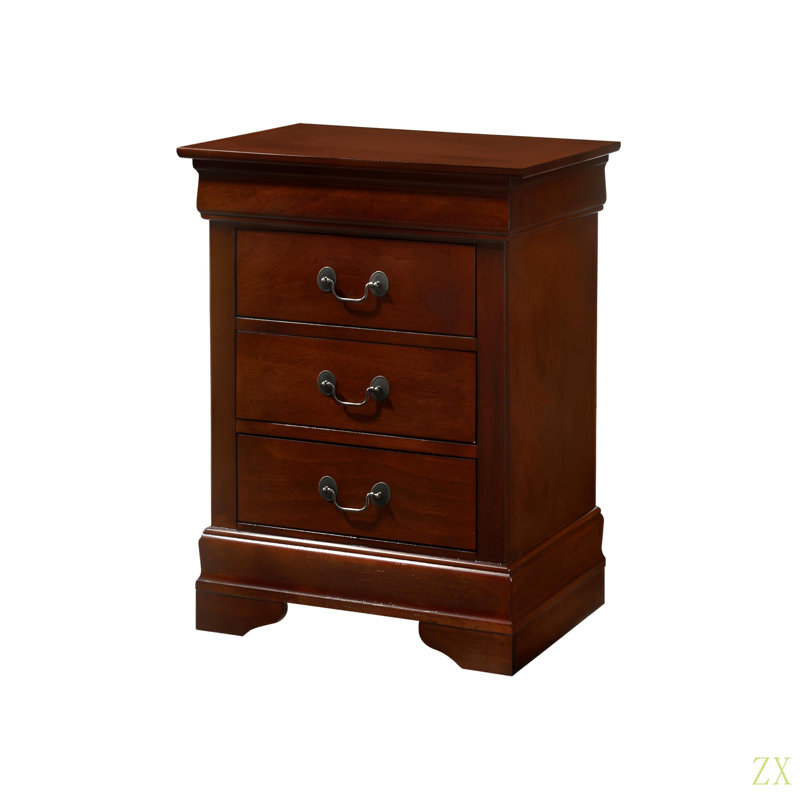 Table de chevet élégante en bois