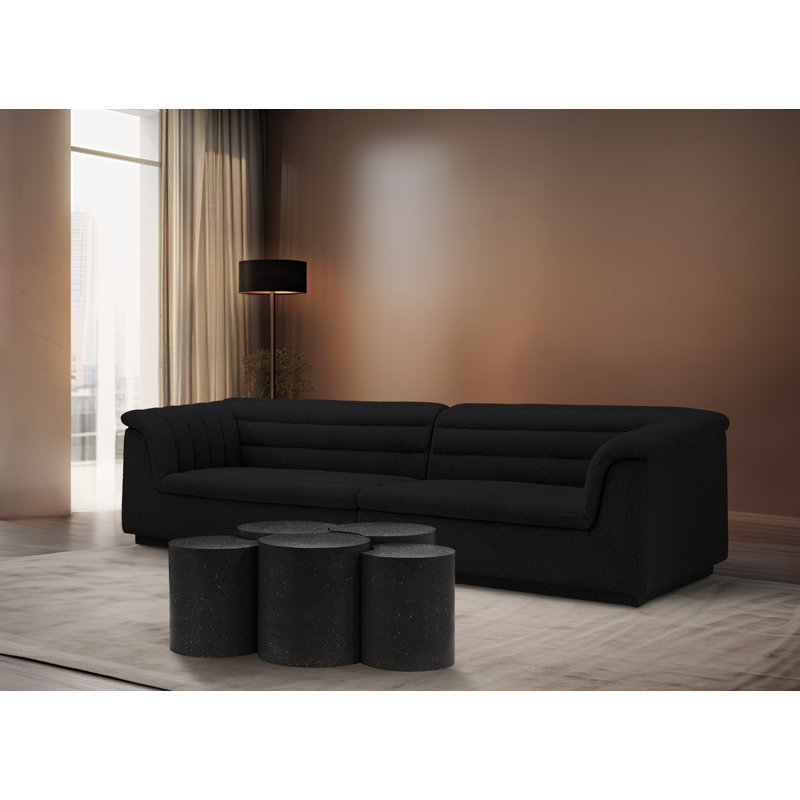 Ensemble de 5 tables de groupage Hylie, Noir
