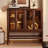 Multi-Functional Solid Wood Sideboard-1121989622