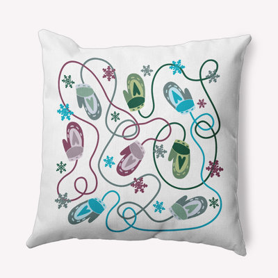 Polyester Indoor/Outdoor Throw Pillow