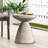 Lightweight Concrete Outdoor Side Table - Functional And Attractive Accent Piece Function