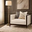  Fauteuil d'appoint Belmont Place - crème / espresso assorti