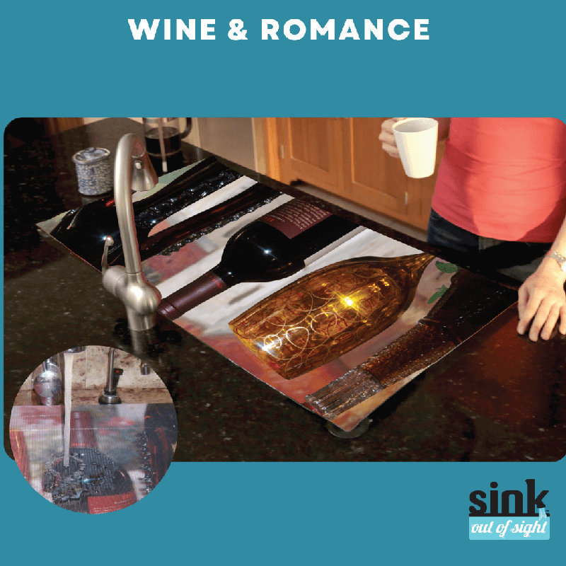 Égouttoir à vaisselle Wine and Romance, H 1 po x l 30 po x P 20 po