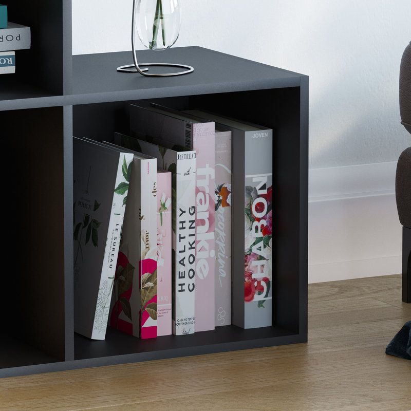 96.5cm H x 96.5cm W Bookcase, Black