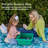 ECR4Kids Stackable Square Bins with Non-Snap Lids, Multipurpose Organization, 4-Pack-100032976