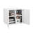 Home Office Printer Stand With Wheels, Printer Tables With File Door  Mobile Lateral Filing Cabinet With Open Storage Shelf For Letter/Legal/A4 Size Files-1025336406