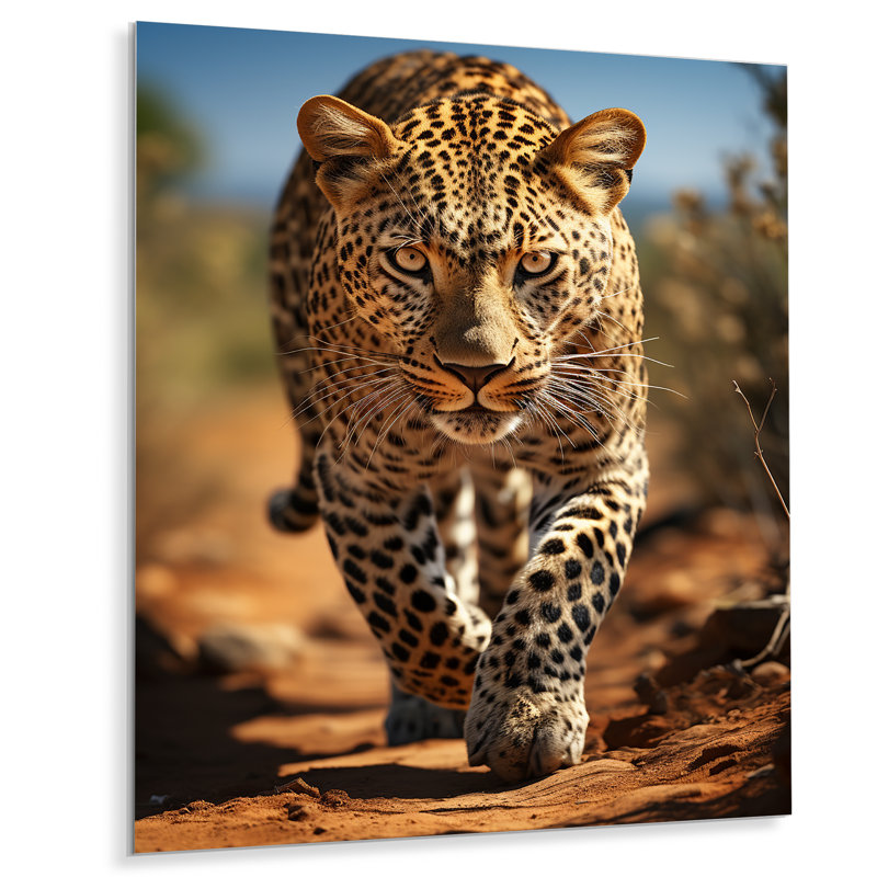 " African Leopard Portrait I ", 20" H x 12" W x 1" D