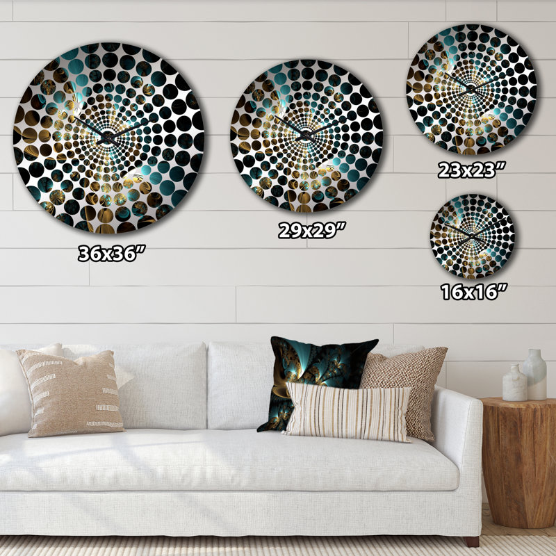 Himmel - Horloge murale abstraite fractale, Grand