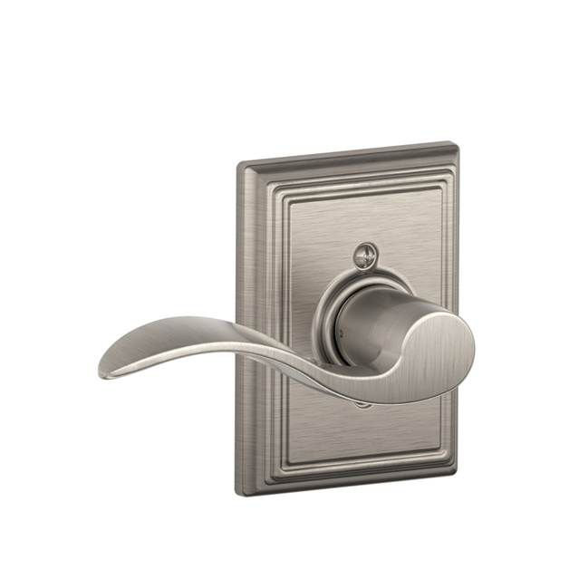 Accent Interior Dummy Entry Set, Left, Satin Nickel