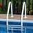 Saftron 3 Rung Step Ladder Inground Pool Handrail w/Polymer Finish-99336082