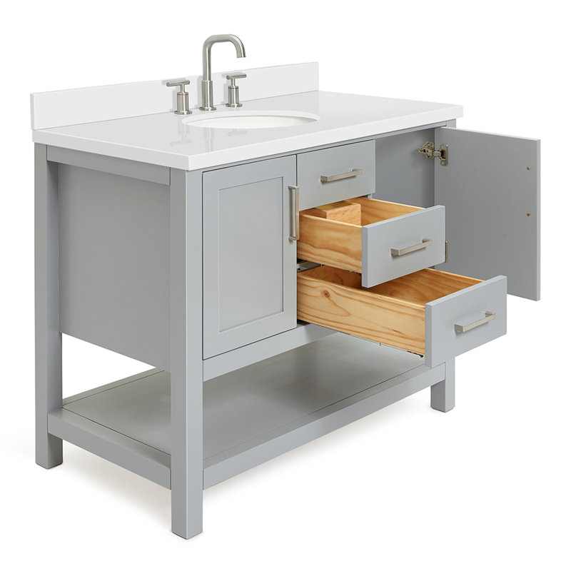 Bayhill 43'' W Single Vanity, Gray