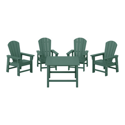 Laguna Kids Adirondack 5-Piece Square Table Dining Set