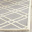 Tapis gris / ivoire en laine touffeté à la main Deedgra-225422028