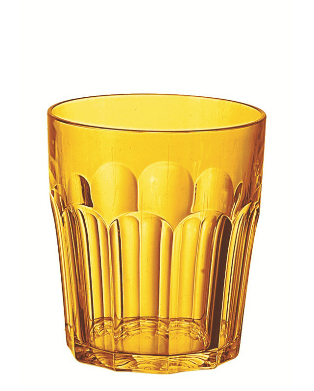 Happy Hour 8.45 oz. Drinking Glass Set, Yellow