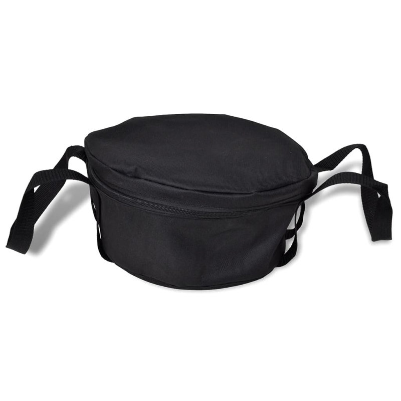 VidaXL 4.2L Cast Iron Round Casserole Dish, 4.2 L