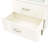 London Place Display Cabinet with LED Lighting - Creamy Pearl