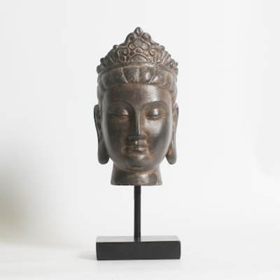 Sculpture tête de bouddha Dhrampal