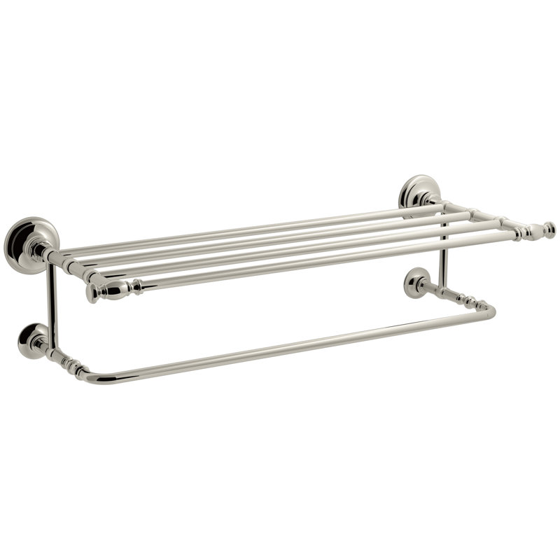 Artifacts Hotelier Wall Shelf, Vibrant Polished Nickel