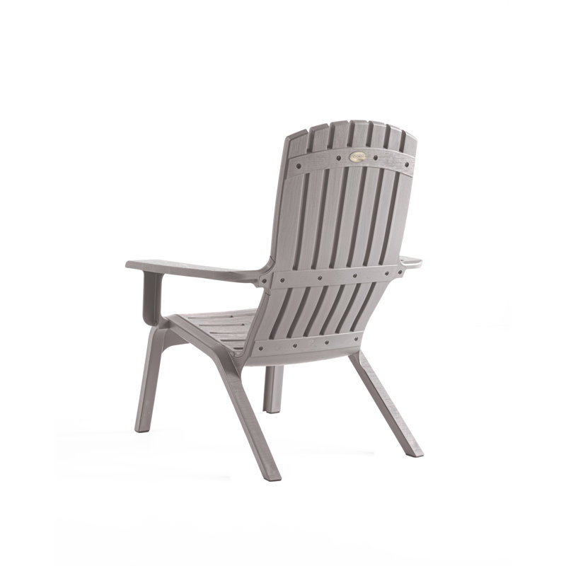 Grosfillex Westport Adirondack Chair, Gray