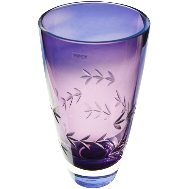 Handmade Crystal Table Vase