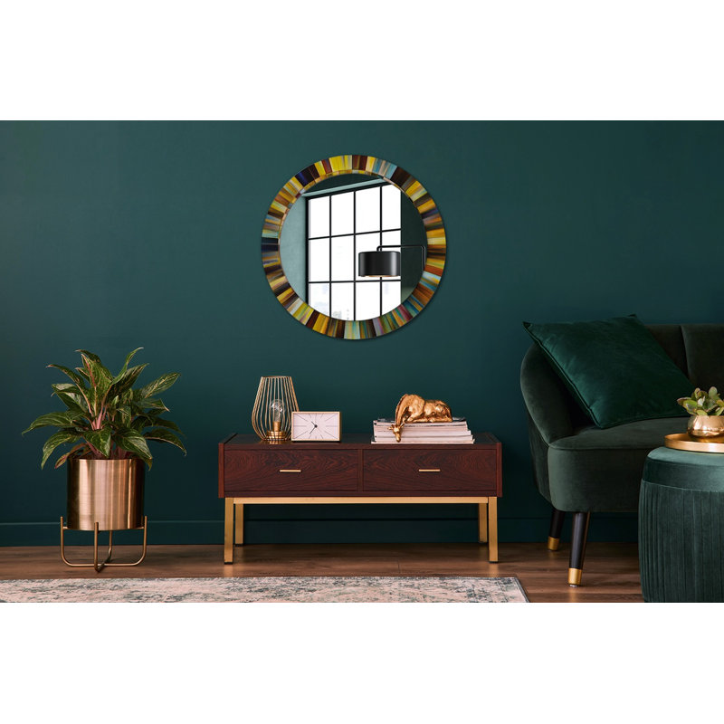 Huldar Glass Flat Wall Mirror