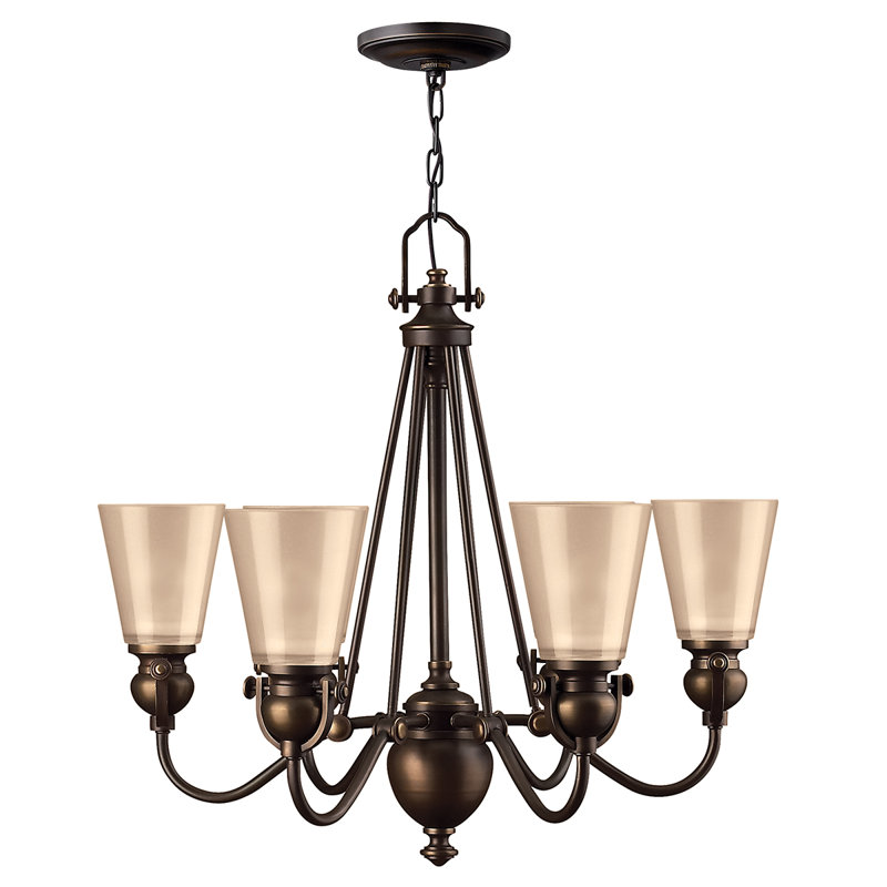Vancamp 6 - Light Shaded Chandelier