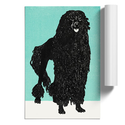 Poodle by Moriz Jung - Unframed Painting
