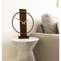  ESGT Mantel Clock, Silent Mantle Clock, Quartz Movement Does  Not Tick, Suitable for Mantels, Living Room and Bedroom Decoration, White :  Home & Kitchen