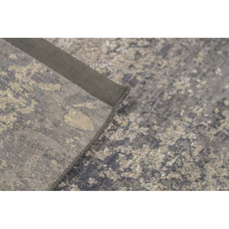 Hand-Knotted High-Quality Gray Area Rug