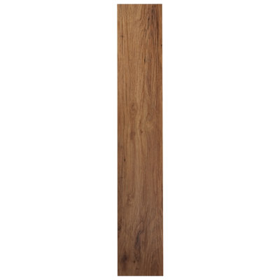 Planche de vinyle 6 po x 36 po en chêne moyen Tivoli