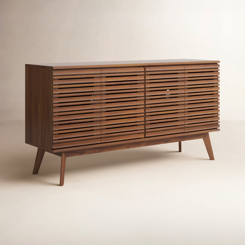 Console média 62 po Daima, Noyer