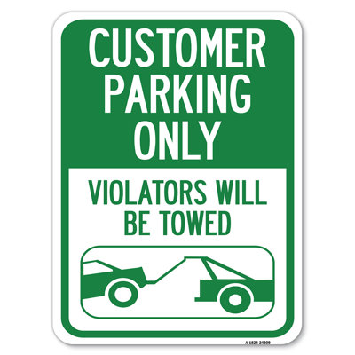 Customer Parking Only/24209