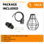 Rowdy 1 - Light Black Single Pendant