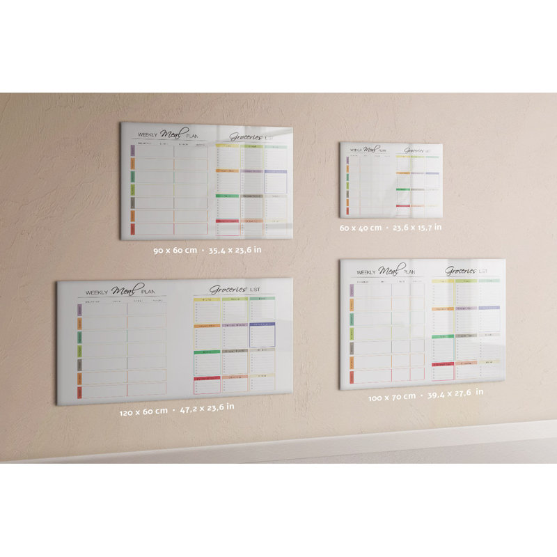 Magnetic Glass Dry Erase Board
