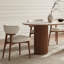 Table ovale rétro de style crème-194244117-194244118