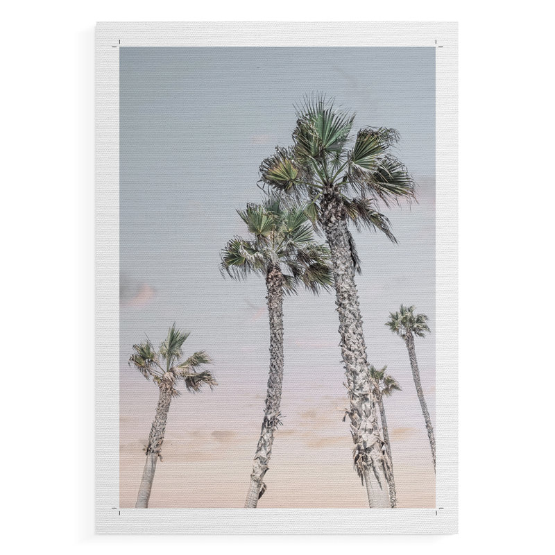 Palms Up - Toile imprimée seulement - NON-CADRE, 12" H x 8" W