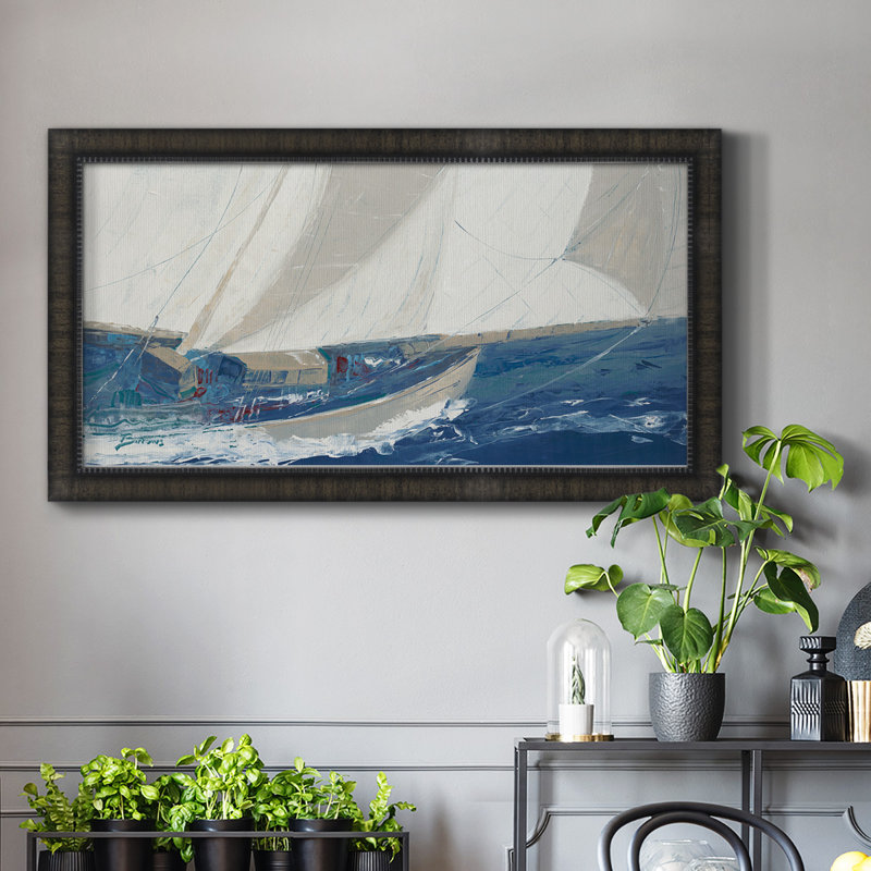 Leesport Port to Port - Reproduction d'un seul cadre photo sur toile, H 29 po x l 53 po x P 2,5 po