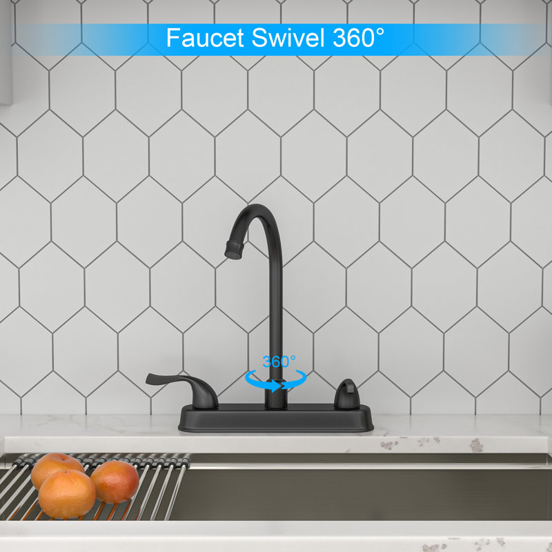 Beslend Kitchen Faucet, Matte Black