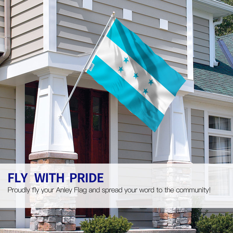 Drapeau de la maison en polyester 36 po x 60 po Drapeau du Honduras