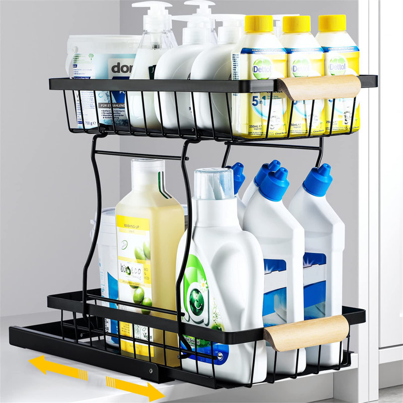 Joslene Cabinet Shelving Rack