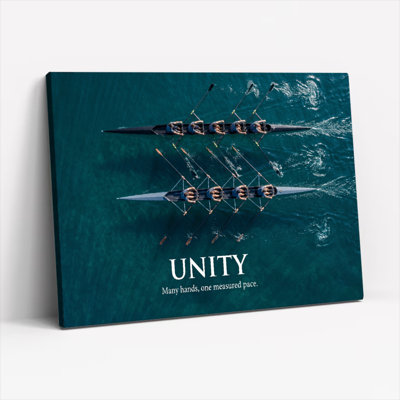 Ensemble de 1 toile murale Unity Rowing